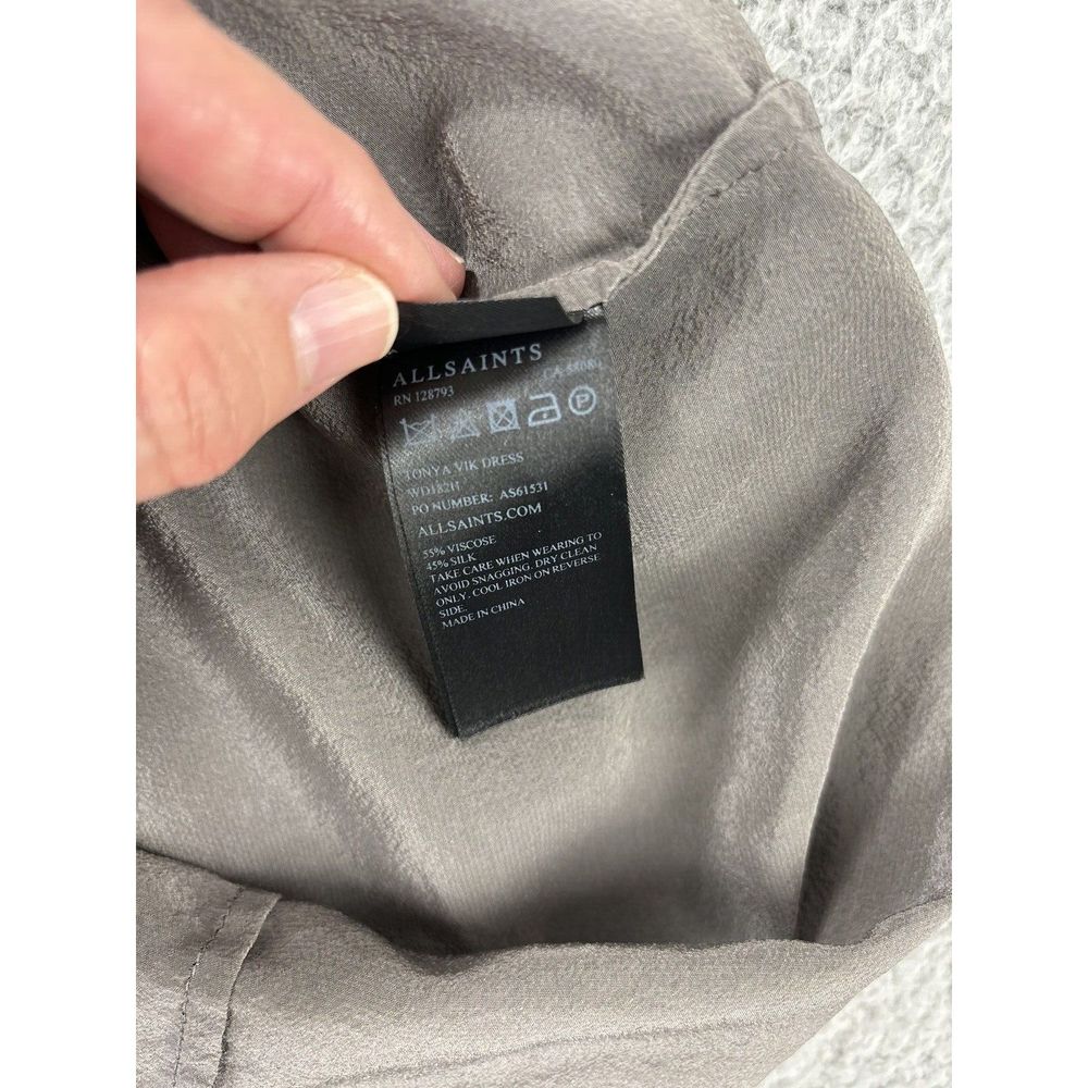 All Saints Taupe Mini Dress - image 8